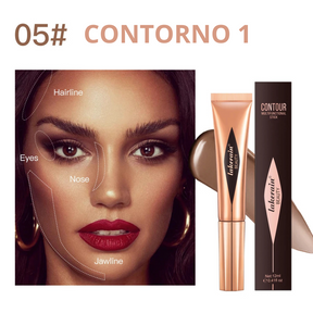 Kit Blush Contorno e Iluminador - 6 cores