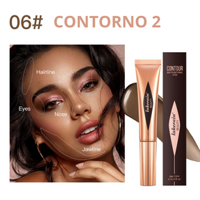 Kit Blush Contorno e Iluminador - 6 cores