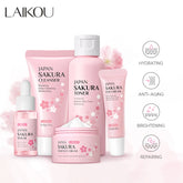 Kit de Cuidados com Sakura – 5 Peças para Rejuvenescimento e Pele Radiante